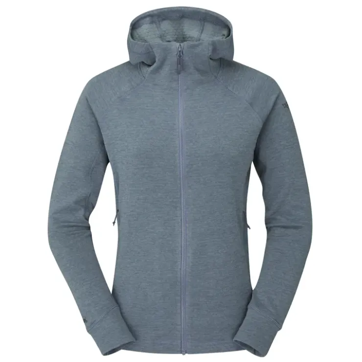 Fleece & Mid Layer-Rab Womens Nexus Hoody - Orion Blue