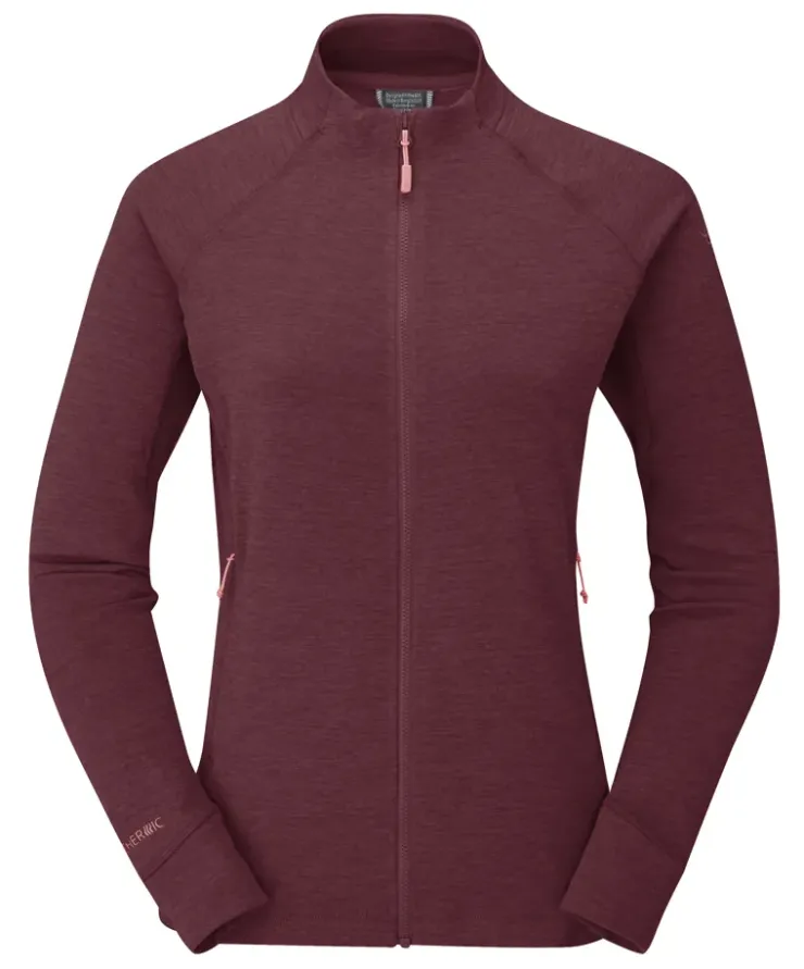 Fleece & Mid Layer-Rab Womens Nexus Jacket - Deep Heather