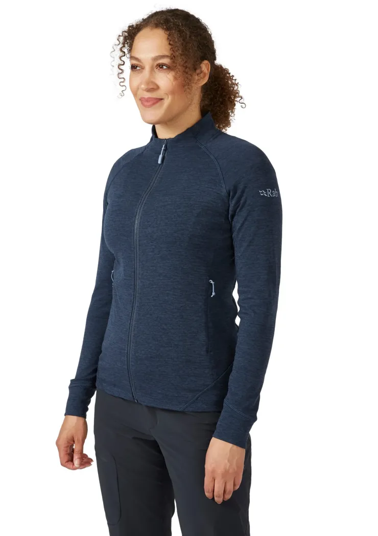 Fleece & Mid Layer-Rab Womens Nexus Jacket - Deep Ink
