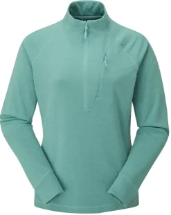 Fleece & Mid Layer-Rab Womens Nexus Pull-On - Glacier Blue