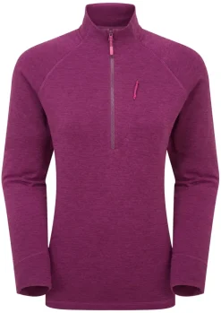 Fleece & Mid Layer-Rab Womens Nexus Pull-On - Mulberry