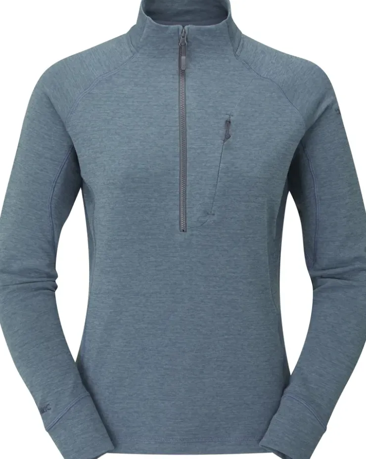 Fleece & Mid Layer-Rab Womens Nexus Pull On - Orion Blue