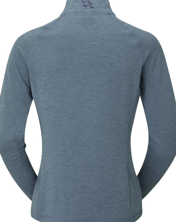 Fleece & Mid Layer-Rab Womens Nexus Pull On - Orion Blue