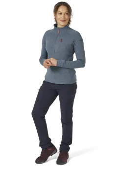 Fleece & Mid Layer-Rab Womens Nexus Pull On - Orion Blue