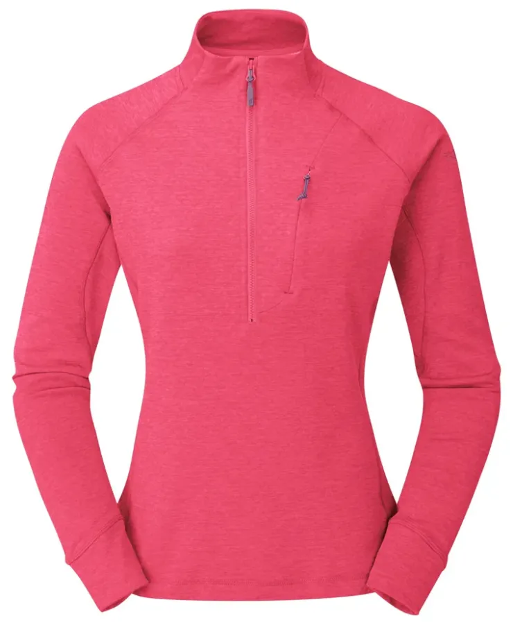 Fleece & Mid Layer-Rab Womens Nexus Pull-On - Watermelon