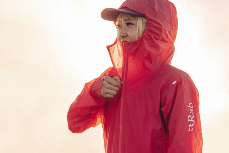 Waterproof Jackets-Rab Womens Phantom Jacket - Hibiscus