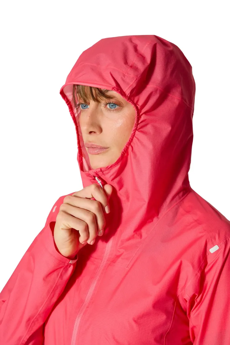 Waterproof Jackets-Rab Womens Phantom Jacket - Hibiscus
