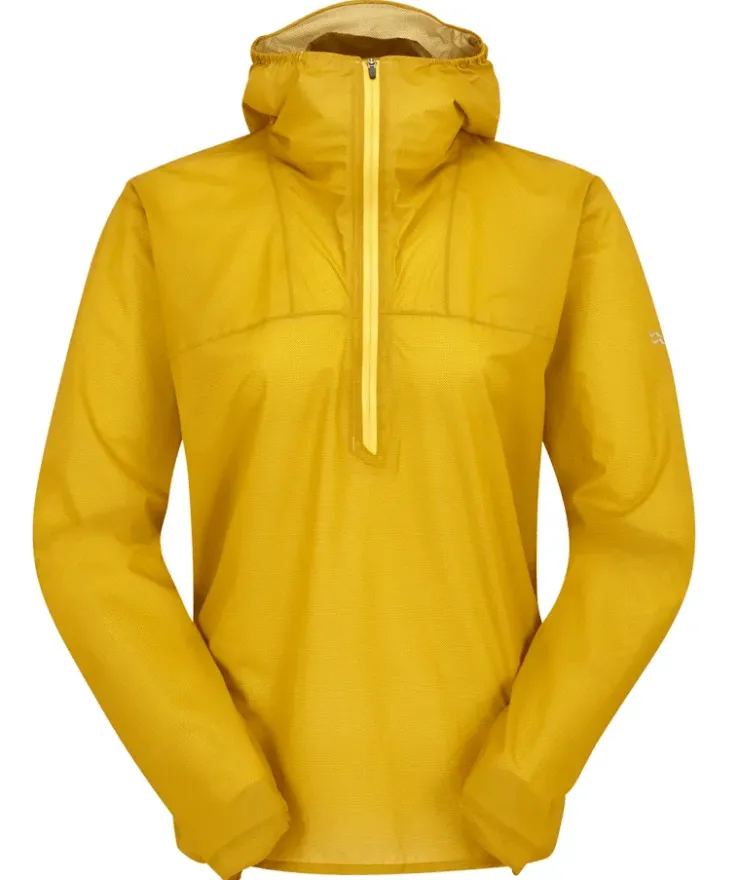 Waterproof Jackets-Rab Womens Phantom Pull-On Jacket - Sahara
