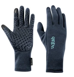 Gloves-Rab Womens Power Stretch Contact Grip Gloves - Deep Ink