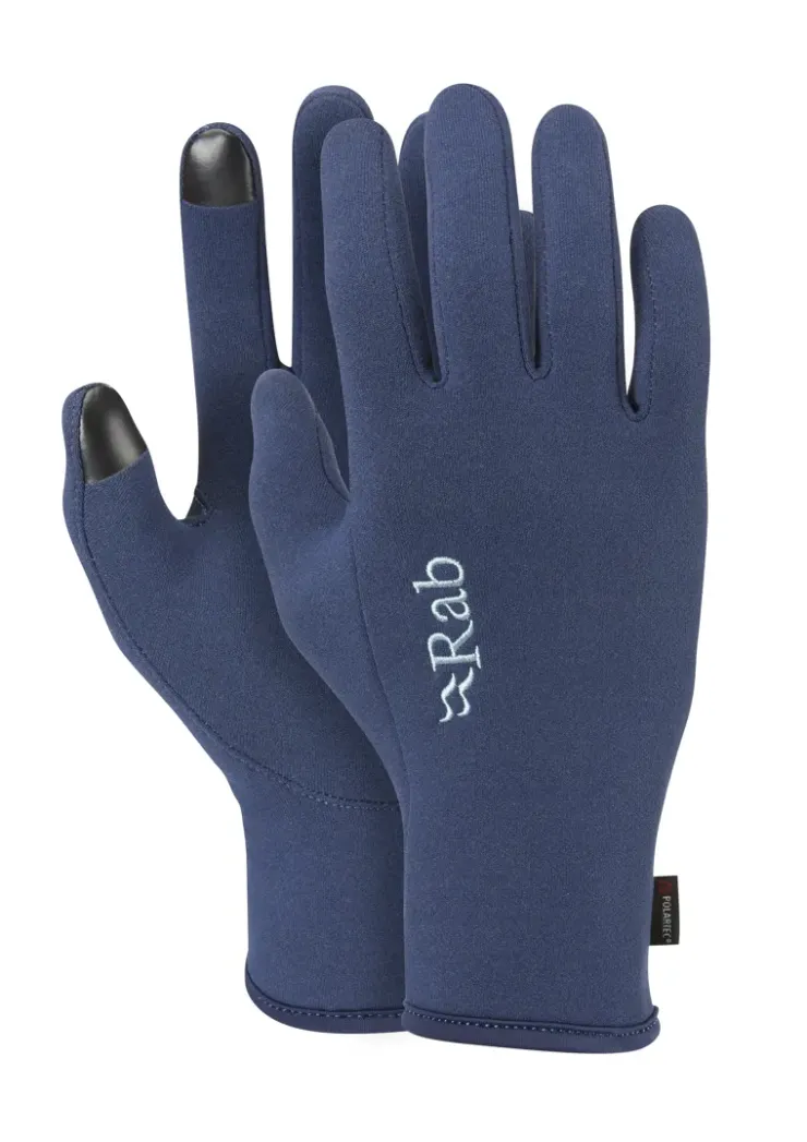 Gloves-Rab Womens Power Stretch Contact Gloves - Deep Ink