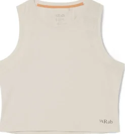 T-Shirts & Baselayers-Rab Womens Rivelin Crop Tank - Pebble