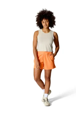T-Shirts & Baselayers-Rab Womens Rivelin Crop Tank - Pebble