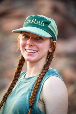 T-Shirts & Baselayers-Rab Womens Rivelin Crop Tank - Sage
