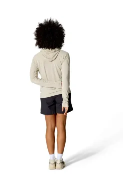 Fleece & Mid Layer-Rab Womens Rivelin Hoody - Pebble