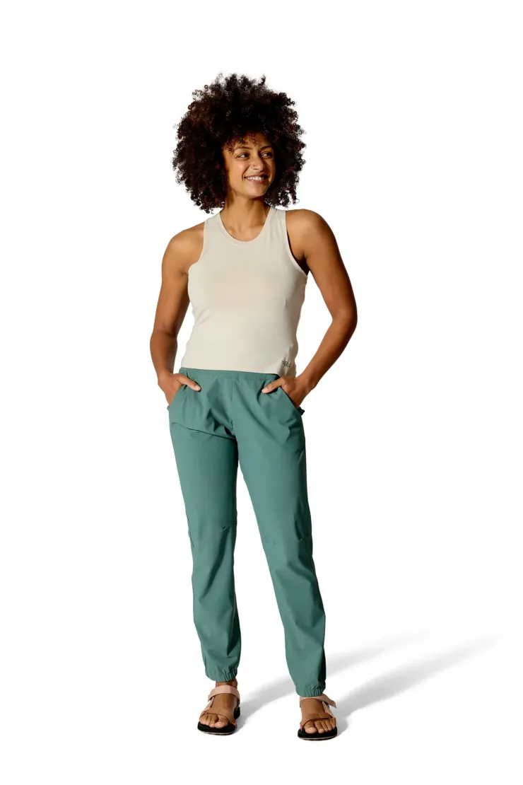 T-Shirts & Baselayers-Rab Womens Rivelin Racerback Tank - Pebble
