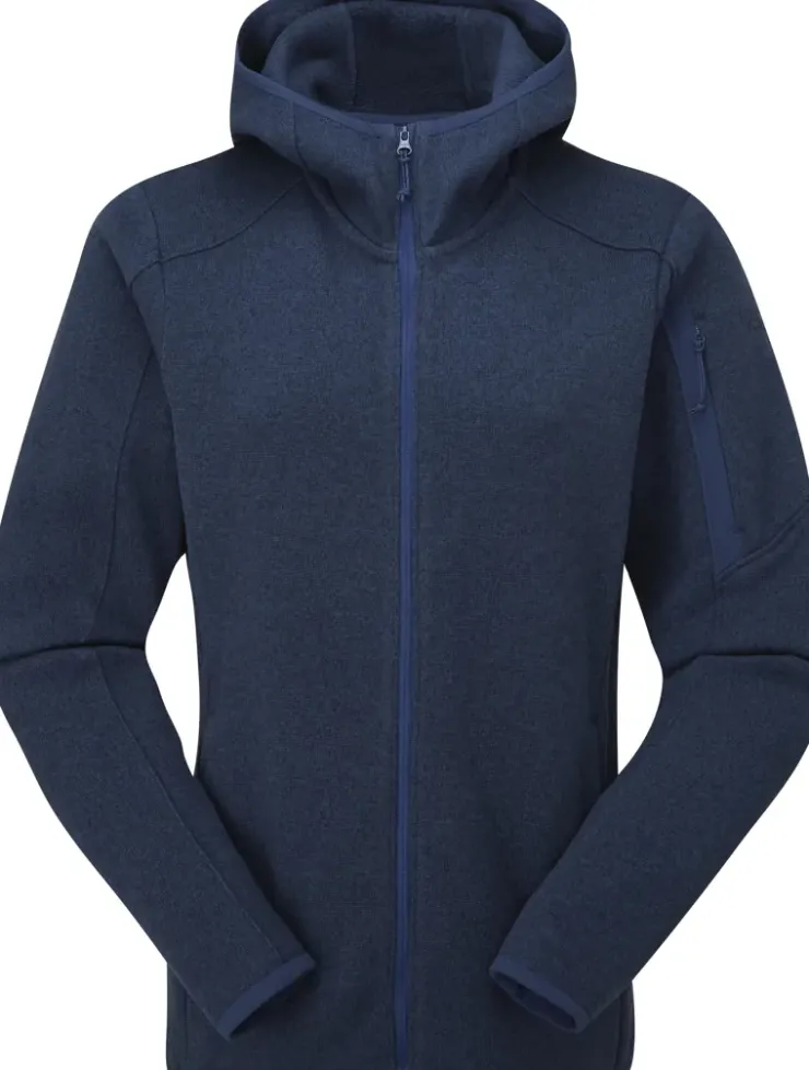 Fleece & Mid Layer-Rab Womens Ryvoan Hoody - Deep Ink