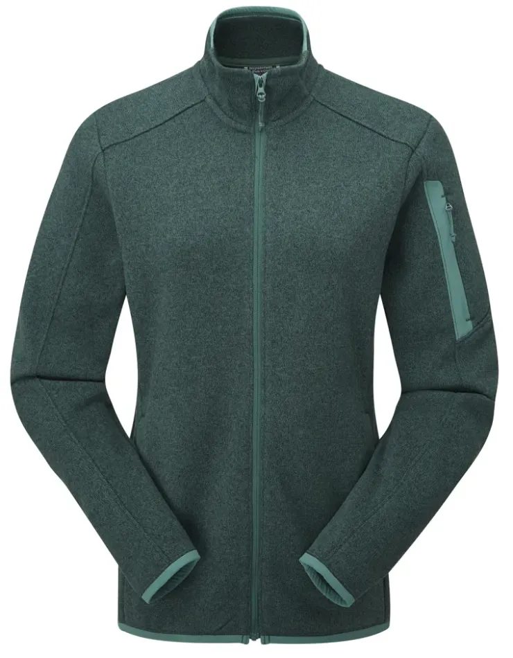 Fleece & Mid Layer-Rab Womens Ryvoan Jacket - Green Slate