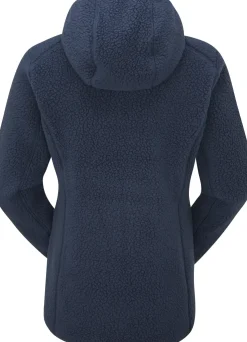 Fleece & Mid Layer-Rab Womens Shearling Hoody - Deep Ink
