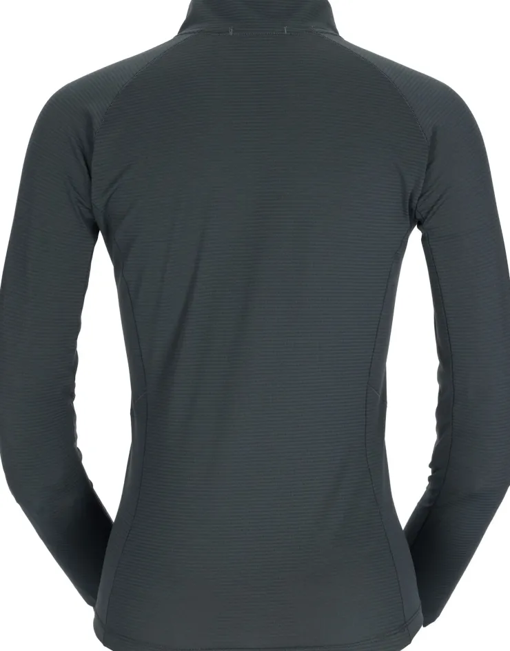 T-Shirts & Baselayers-Rab Womens Sonic Long Sleeved Zip-T - Beluga