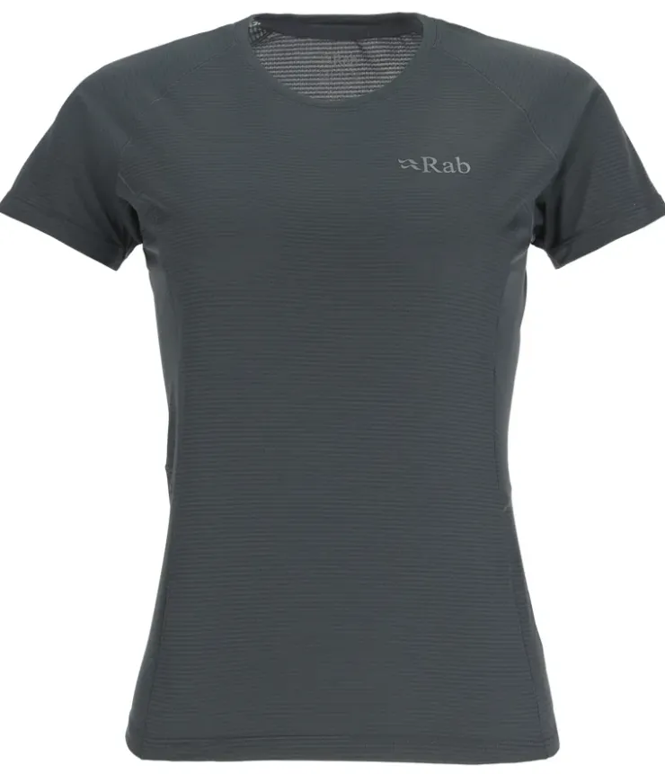 T-Shirts & Baselayers-Rab Womens Sonic Short Sleeved Tee - Beluga