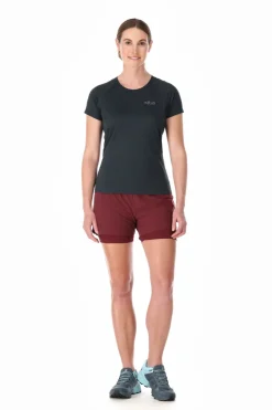 T-Shirts & Baselayers-Rab Womens Sonic Short Sleeved Tee - Beluga