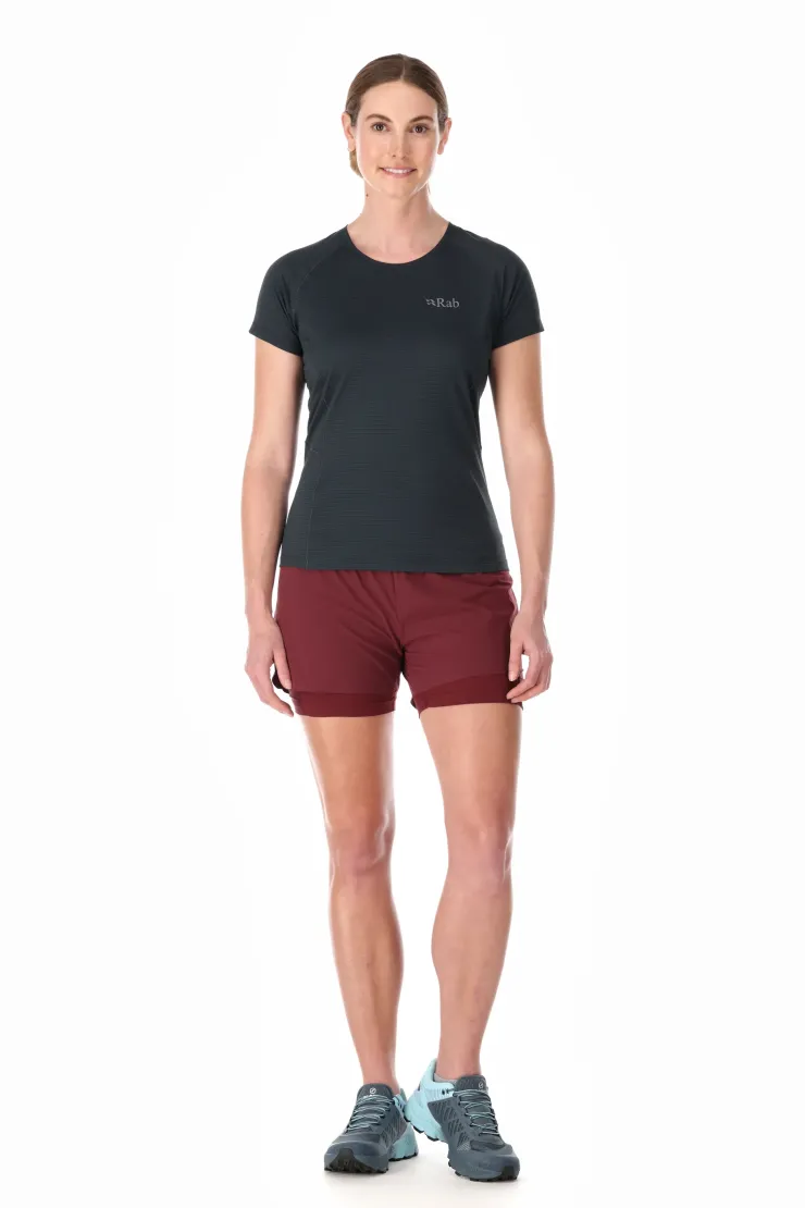T-Shirts & Baselayers-Rab Womens Sonic Short Sleeved Tee - Beluga
