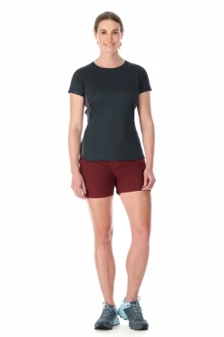 T-Shirts & Baselayers-Rab Womens Sonic Ultra Tee - Beluga-Graphene