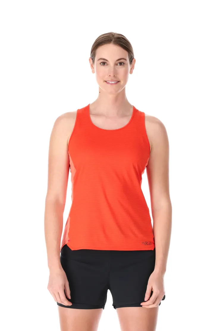 T-Shirts & Baselayers-Rab Womens Sonic Ultra Vest - Red Grapefruit-Reef