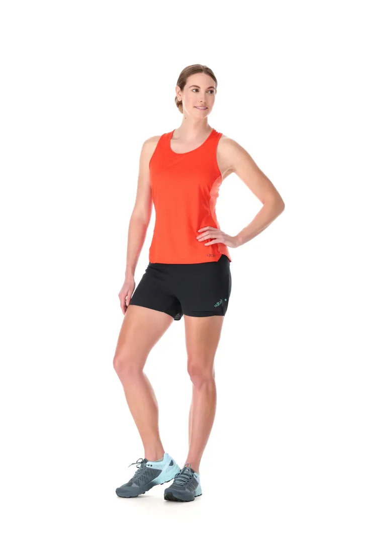 T-Shirts & Baselayers-Rab Womens Sonic Ultra Vest - Red Grapefruit-Reef