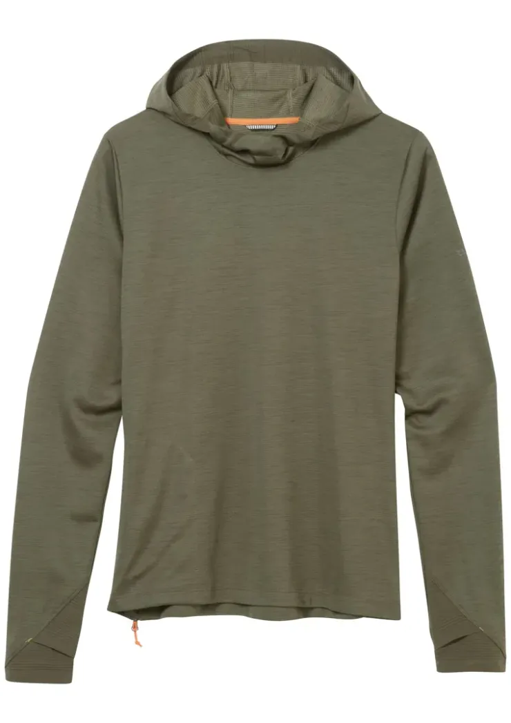Fleece & Mid Layer-Rab Womens Staden Hoody - Army