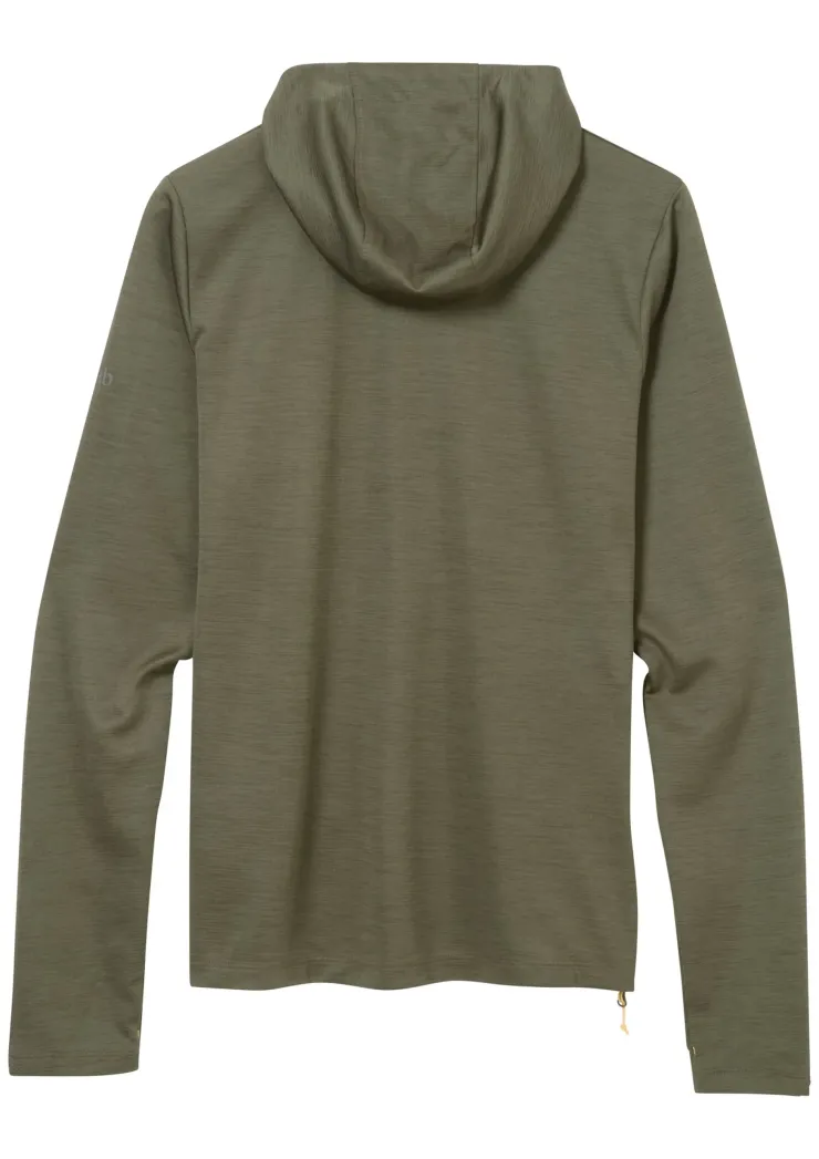 Fleece & Mid Layer-Rab Womens Staden Hoody - Army