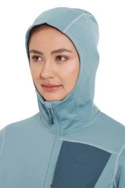 Fleece & Mid Layer-Rab Womens Superflux Hoody - Citadel