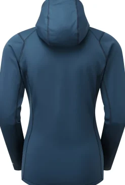 Fleece & Mid Layer-Rab Womens Superflux Hoody - Tempest Blue