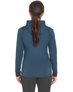 Fleece & Mid Layer-Rab Womens Superflux Hoody - Tempest Blue
