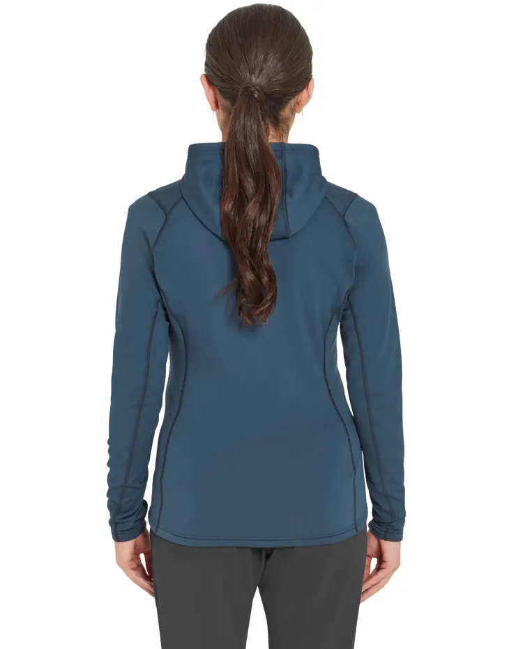 Fleece & Mid Layer-Rab Womens Superflux Hoody - Tempest Blue