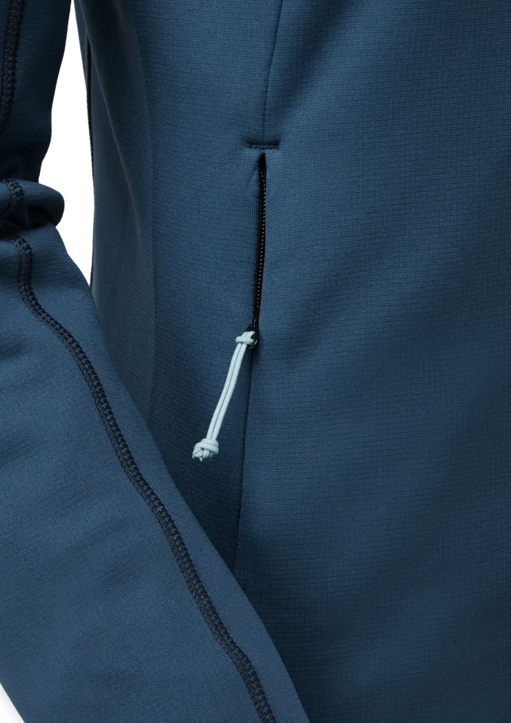 Fleece & Mid Layer-Rab Womens Superflux Hoody - Tempest Blue