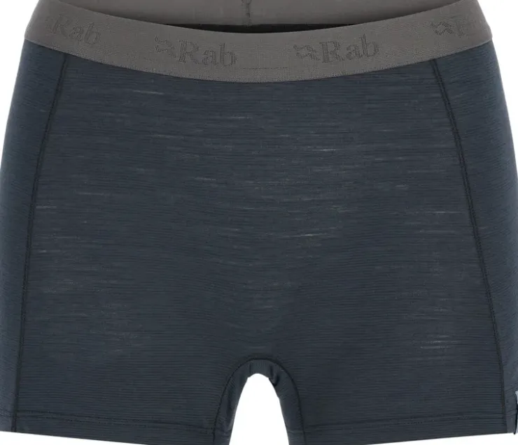 Underwear-Rab Womens Syncrino Boxers - Beluga