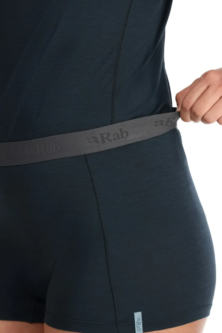 Underwear-Rab Womens Syncrino Boxers - Beluga