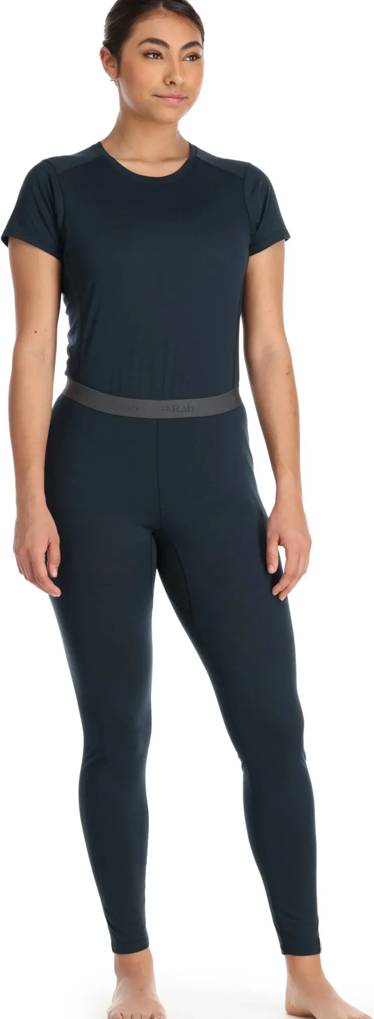 Trousers & Leggings-Rab Womens Syncrino Leggings - Beluga