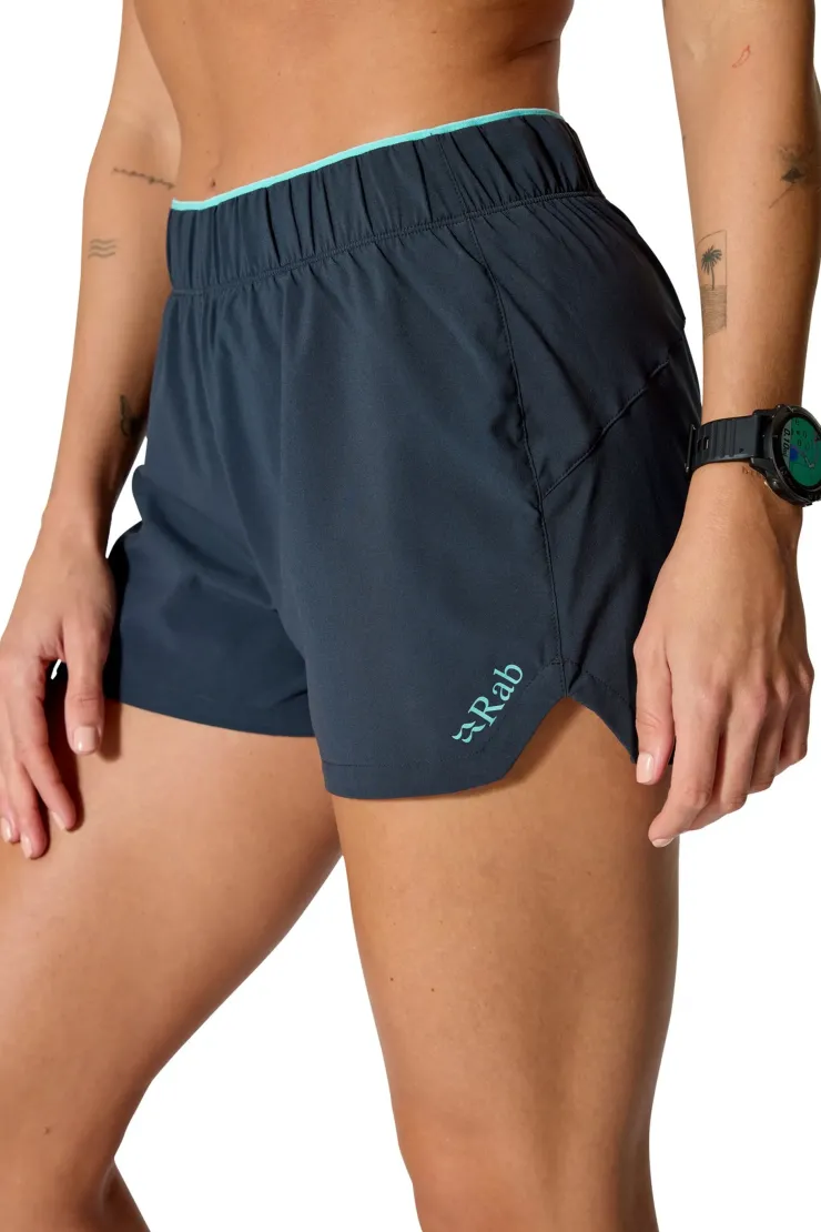 Shorts & Skirts-Rab Womens Talus Active Shorts - Tempest Blue