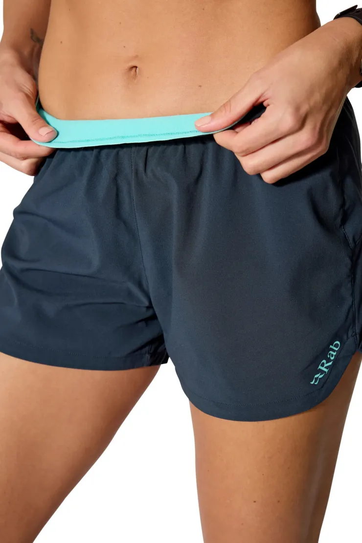 Shorts & Skirts-Rab Womens Talus Active Shorts - Tempest Blue