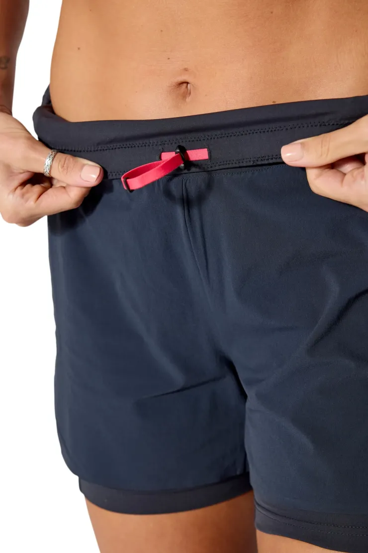 Shorts & Skirts-Rab Womens Talus 2 in 1 Shorts - Ebony