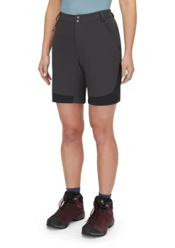 Shorts & Skirts-Rab Womens Torque Mountain Shorts - Anthracite-Black