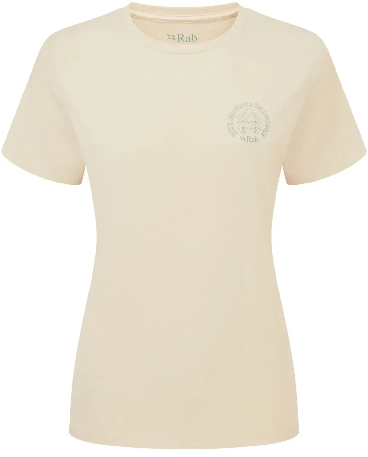 T-Shirts & Baselayers-Rab Womens Tuku Cirque Tee - Ecru