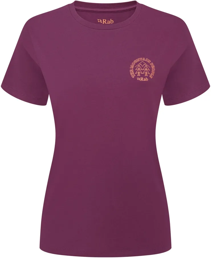 T-Shirts & Baselayers-Rab Womens Tuku Cirque Tee - Mulberry