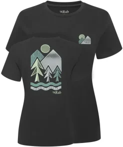 T-Shirts & Baselayers-Rab Womens Tuku Vista Tee - Beluga