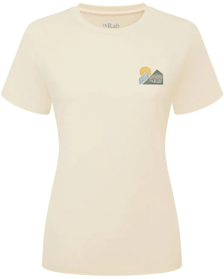 T-Shirts & Baselayers-Rab Womens Tuku Vista Tee - Ecru