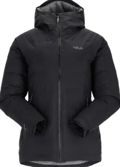 Insulated Jackets-Rab Womens Valiance Jacket - Black