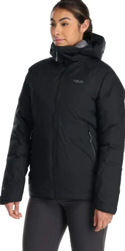 Insulated Jackets-Rab Womens Valiance Jacket - Black