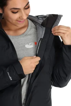 Casual Jackets-Rab Womens Valiance Parka - Black